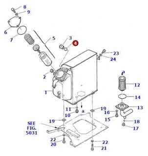 O kruzok hydraulickej nadrze KOMATSU PC45, 0289203037, 855021222