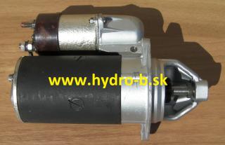 Starter so spinacom pomocneho motorceka motora D65 (cislo pozicie 72)