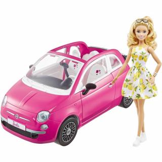Mattel GXR57 Barbie bábika a auto Fiat