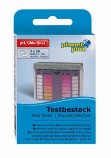 Planet Pool Tabletkový tester pH / Chlór