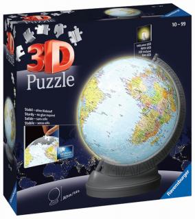 Ravensburger 3D Puzzleball Svietiaci glóbus 540 ks