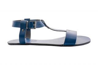 ellarte dámske kožené barefoot sandále NATURA Blue Veľkosť: 39