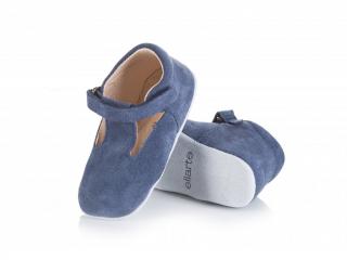 ellarte detské kožené barefoot capačky LITTLE Navy Veľkosť: 19