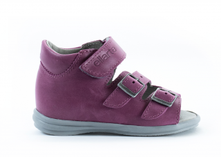 ellarte detské kožené sandále SANDI Purple Veľkosť: 19