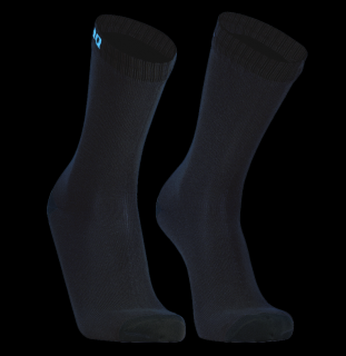 Nepremokavé ponožky Dexshell Ultra Thin Crew - čierna L (42-44)