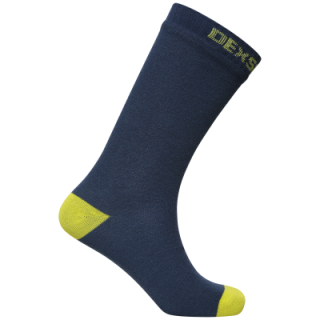 Nepremokavé ponožky Dexshell Ultra Thin Crew - modrá L (42-44)