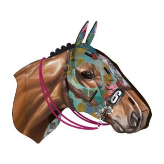 Eolo - dekoratívna hlava koňa na stenu - veľkosť XXL