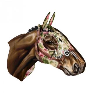 Fleur de nuit - dekoratívna hlava koňa na stenu - veľkosť S