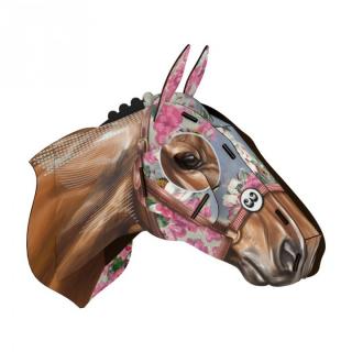 Miss Rosy - dekoratívna hlava koňa na stenu - veľkosť S