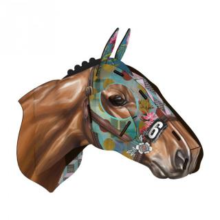 Silent Shadow - dekoratívna hlava koňa na stenu - veľkosť S
