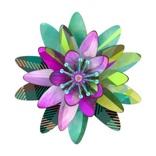 Venere- dizajnový dekoratívny kvet na stenu / stôl - veľkosť L