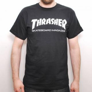 Tričko Thrasher  Skate Mag crew Black Veľkosť: L