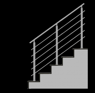 NI-TA Zábradlia na schody 1000x1000 HK5HS-2