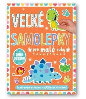 Veľké samolepky pre malé ruky Dino ostrov