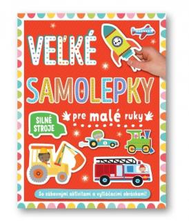 Veľké samolepky pre malé ruky Silné stroje