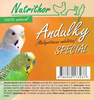 Nutrithor Andulky SPECIAL 5 kg (100 % Natural)