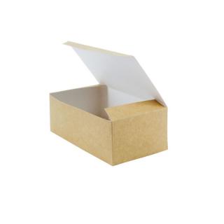 Papierová krabica  EKO hnedá 16 x 10 x 6 cm / 100 ks