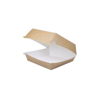 Papierová krabička na  hamburger 15 x 15 x 9 cm / 100 ks