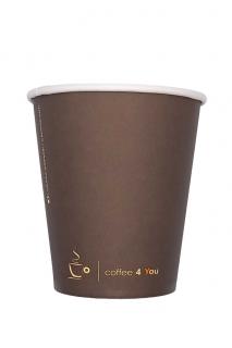 Papierový pohár coffee 4 you 100 ml / 100 ks