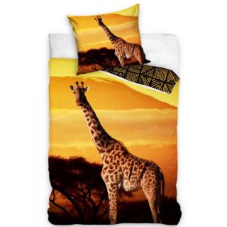 Bavlnené obliečky Žirafa 01 140x200 70x90 cm 100% Bavlna Carbotex