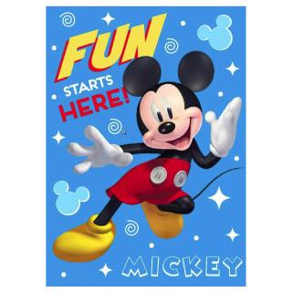 Detská deka Mickey Mouse 02 100x140 cm 100% Polyester