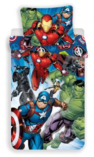 Detské obliečky Avengers  02 140x200 70x90 cm 100% Bavlna Jerry Fabrics