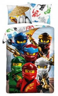 Detské obliečky Lego Ninjago 01 140x200 70x90 cm 100% Bavlna Halantex