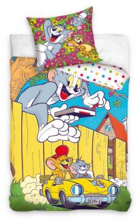Detské obliečky Tom a Jerry 03 140x200 70x90 cm 100% Bavlna Carbotex