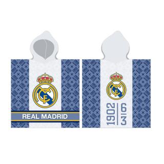 Detské pončo Real Madrid 01 60x120 cm 100% Bavlna