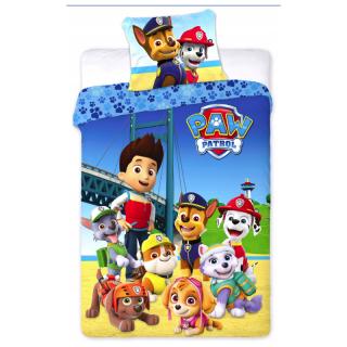 Obliečky do postieľky PAW Patrol - Labková patrola 24 100x135 40x60 cm 100% Bavlna