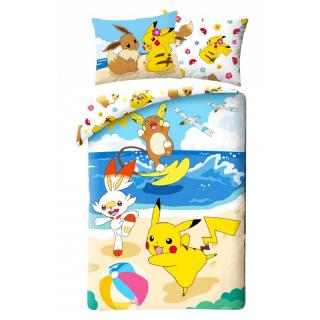 Obliečky Pokémon Pikachu 07 140x200 70x90 cm 100% Bavlna Halantex