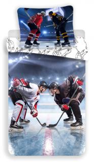 Obliečky s hokejistami 02 140x200 70x90 cm 100% Bavlna Jerry Fabrics