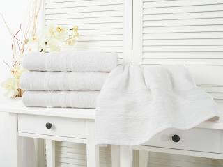 Bavlnený froté uterák 50x100 Luxury - White