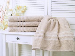 Bavlnený froté uterák Standard - Beige Rozměr: 30 x 50