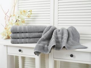 Bavlnený froté uterák Standard - Dark grey Rozměr: 30 x 50