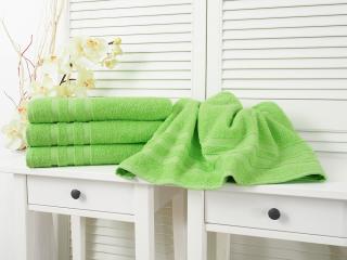 Bavlnený froté uterák Standard - Green Rozměr: 30 x 50
