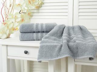 Bavlnený froté uterák Standard - Grey Rozměr: 30 x 50