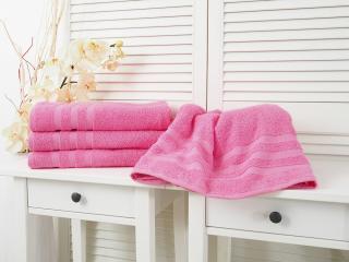 Bavlnený froté uterák Standard - Pink Rozměr: 30 x 50