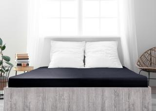 Jersey plachta s elastanom Lycra - Čierna Rozměr: 160 x 200