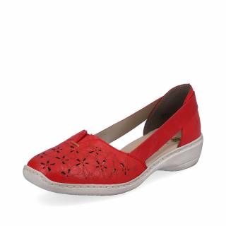 Dámske sandále Rieker 41356-33 červené