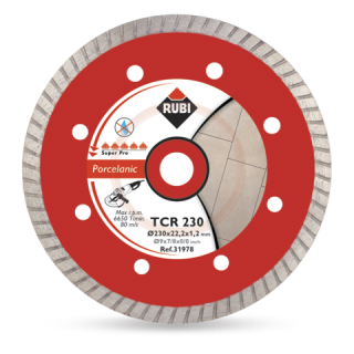 TCR 230 mm diamantový kotúč na dlažbu, keramiku a gres (RUBI TCR 230 SUPERPRO)