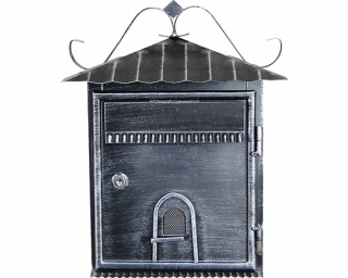 Poštovní schránka Alan černá (Nástěnná poštovní schránka Materiál: Kov)