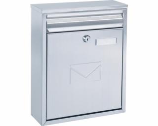 Poštovní schránka Como Inox (Nástěnná poštovní schránka Materiál: Ocelový plech)