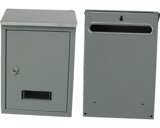 Poštovní schránka CT3 šedá (Nástěnná poštovní schránka Materiál: Kov)