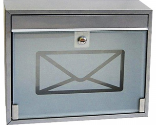 Poštovní schránka Kvido šedá (Nástěnná poštovní schránka , kov)