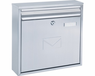 Poštovní schránka Teramo Inox nerezová (Nástěnná poštovní schránka Materiál: Ocelový plech)
