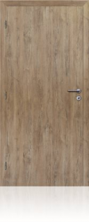 Protipožární dveře dub alpský fólie SOLODOOR (požární odolností 30 minut (EI2 30))