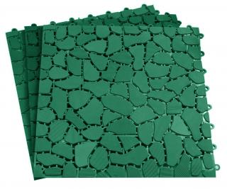 Bazénová modulárna rohož - nízka Farba: Zelená