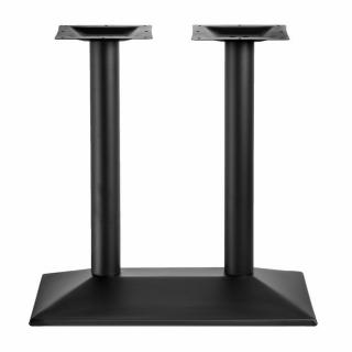 Čierna dvojitá stolová podnož 38x70x72 cm