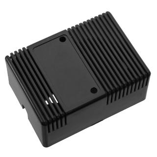 Čierna inštalačná krabica / box s vetraním